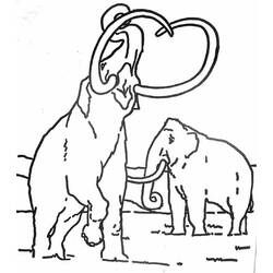 Malvorlage: Mammut (Tiere) #19198 - Kostenlose Malvorlagen zum Ausdrucken