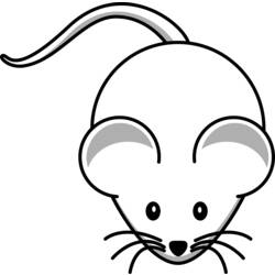 Zeichnungen zum Ausmalen: Maus - Druckbare Malvorlagen