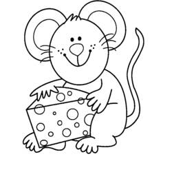 Malvorlage: Maus (Tiere) #13971 - Kostenlose Malvorlagen zum Ausdrucken