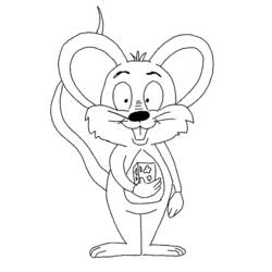 Malvorlage: Maus (Tiere) #14014 - Kostenlose Malvorlagen zum Ausdrucken