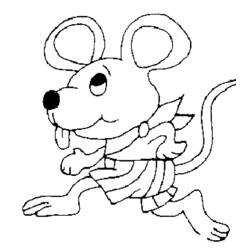 Malvorlage: Maus (Tiere) #14026 - Kostenlose Malvorlagen zum Ausdrucken
