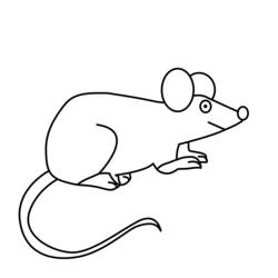 Malvorlage: Maus (Tiere) #14028 - Kostenlose Malvorlagen zum Ausdrucken