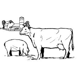 Malvorlage: Nutztiere (Tiere) #21398 - Kostenlose Malvorlagen zum Ausdrucken
