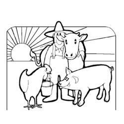 Malvorlage: Nutztiere (Tiere) #21495 - Kostenlose Malvorlagen zum Ausdrucken