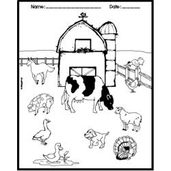 Malvorlage: Nutztiere (Tiere) #21502 - Kostenlose Malvorlagen zum Ausdrucken