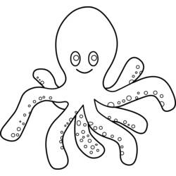 Malvorlage: Oktopus (Tiere) #18912 - Kostenlose Malvorlagen zum Ausdrucken