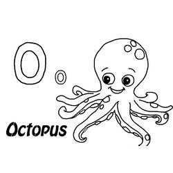 Malvorlage: Oktopus (Tiere) #18919 - Kostenlose Malvorlagen zum Ausdrucken