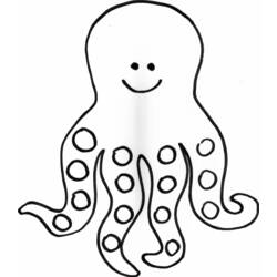 Malvorlage: Oktopus (Tiere) #18928 - Kostenlose Malvorlagen zum Ausdrucken