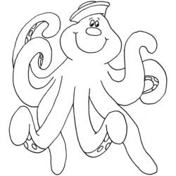 Malvorlage: Oktopus (Tiere) #18961 - Kostenlose Malvorlagen zum Ausdrucken