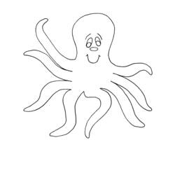 Malvorlage: Oktopus (Tiere) #18973 - Kostenlose Malvorlagen zum Ausdrucken