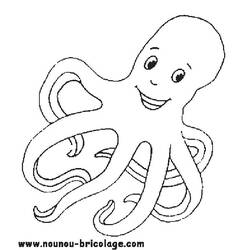 Malvorlage: Oktopus (Tiere) #18975 - Kostenlose Malvorlagen zum Ausdrucken