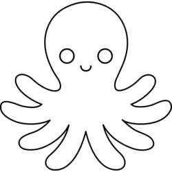 Malvorlage: Oktopus (Tiere) #18993 - Kostenlose Malvorlagen zum Ausdrucken