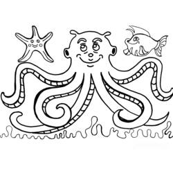 Malvorlage: Oktopus (Tiere) #19036 - Kostenlose Malvorlagen zum Ausdrucken