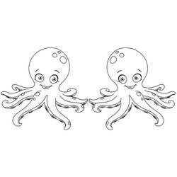 Malvorlage: Oktopus (Tiere) #19049 - Kostenlose Malvorlagen zum Ausdrucken