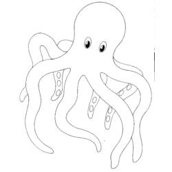 Malvorlage: Oktopus (Tiere) #19058 - Kostenlose Malvorlagen zum Ausdrucken