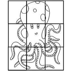 Malvorlage: Oktopus (Tiere) #19062 - Kostenlose Malvorlagen zum Ausdrucken