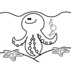 Malvorlage: Oktopus (Tiere) #19097 - Kostenlose Malvorlagen zum Ausdrucken