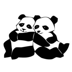 Malvorlage: Panda (Tiere) #12446 - Kostenlose Malvorlagen zum Ausdrucken