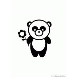 Malvorlage: Panda (Tiere) #12461 - Kostenlose Malvorlagen zum Ausdrucken