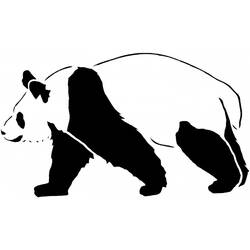 Malvorlage: Panda (Tiere) #12500 - Kostenlose Malvorlagen zum Ausdrucken