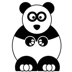 Malvorlage: Panda (Tiere) #12538 - Kostenlose Malvorlagen zum Ausdrucken