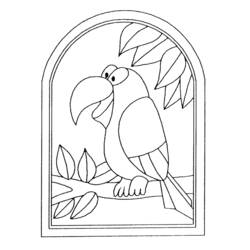 Malvorlage: Papagei (Tiere) #16067 - Kostenlose Malvorlagen zum Ausdrucken