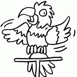 Malvorlage: Papagei (Tiere) #16122 - Kostenlose Malvorlagen zum Ausdrucken