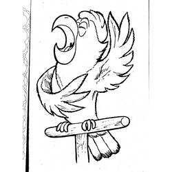Malvorlage: Papagei (Tiere) #16131 - Kostenlose Malvorlagen zum Ausdrucken