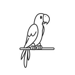 Malvorlage: Papagei (Tiere) #16148 - Kostenlose Malvorlagen zum Ausdrucken