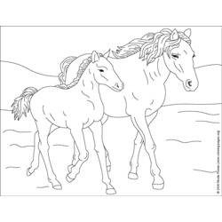 Malvorlage: Pferd (Tiere) #2165 - Kostenlose Malvorlagen zum Ausdrucken