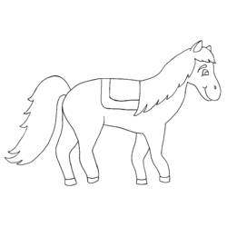 Malvorlage: Pferd (Tiere) #2230 - Kostenlose Malvorlagen zum Ausdrucken