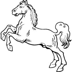 Malvorlage: Pferd (Tiere) #2255 - Kostenlose Malvorlagen zum Ausdrucken