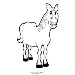 Malvorlage: Pferd (Tiere) #2274 - Kostenlose Malvorlagen zum Ausdrucken
