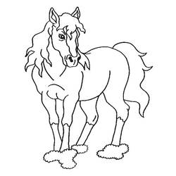 Malvorlage: Pferd (Tiere) #2318 - Kostenlose Malvorlagen zum Ausdrucken