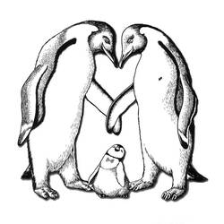 Malvorlage: Pinguin (Tiere) #16884 - Kostenlose Malvorlagen zum Ausdrucken