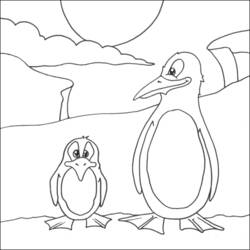Malvorlage: Pinguin (Tiere) #16976 - Kostenlose Malvorlagen zum Ausdrucken