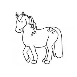 Malvorlage: Pony (Tiere) #17839 - Kostenlose Malvorlagen zum Ausdrucken