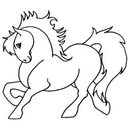 Malvorlage: Pony (Tiere) #17855 - Kostenlose Malvorlagen zum Ausdrucken
