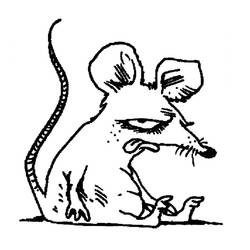 Malvorlage: Ratte (Tiere) #15163 - Kostenlose Malvorlagen zum Ausdrucken