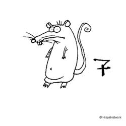 Malvorlage: Ratte (Tiere) #15186 - Kostenlose Malvorlagen zum Ausdrucken