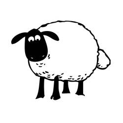 Malvorlage: Schaf (Tiere) #11392 - Kostenlose Malvorlagen zum Ausdrucken