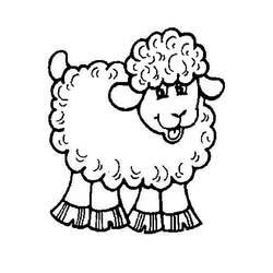 Malvorlage: Schaf (Tiere) #11393 - Kostenlose Malvorlagen zum Ausdrucken