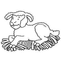 Malvorlage: Schaf (Tiere) #11405 - Kostenlose Malvorlagen zum Ausdrucken