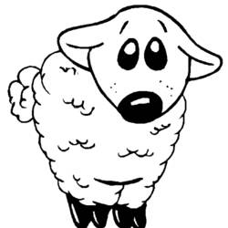 Malvorlage: Schaf (Tiere) #11408 - Kostenlose Malvorlagen zum Ausdrucken