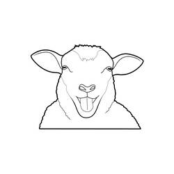 Malvorlage: Schaf (Tiere) #11417 - Kostenlose Malvorlagen zum Ausdrucken