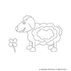 Malvorlage: Schaf (Tiere) #11433 - Kostenlose Malvorlagen zum Ausdrucken