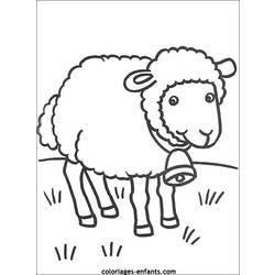 Malvorlage: Schaf (Tiere) #11439 - Kostenlose Malvorlagen zum Ausdrucken