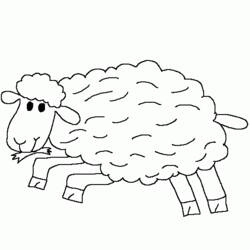 Malvorlage: Schaf (Tiere) #11446 - Kostenlose Malvorlagen zum Ausdrucken