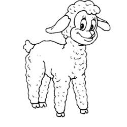 Malvorlage: Schaf (Tiere) #11450 - Kostenlose Malvorlagen zum Ausdrucken