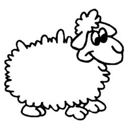 Malvorlage: Schaf (Tiere) #11459 - Kostenlose Malvorlagen zum Ausdrucken